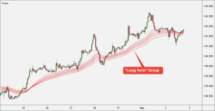 如何使用 Guppy 多重移动平均线 (GMMA) 进行趋势交易？