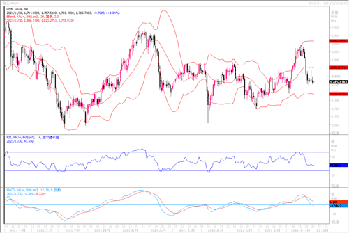 20211130—南非毒株影响力有限 黄金反弹乏力延续下跌