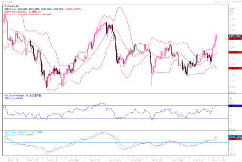 20211112—通胀火热避险需求高 黄金继续获得青睐