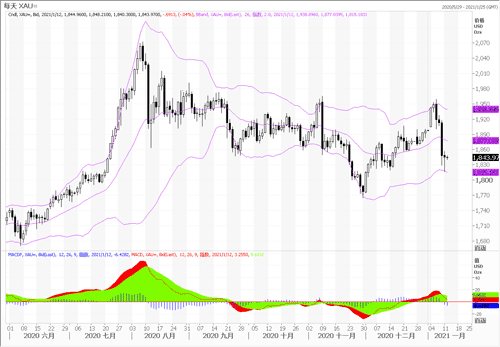 20210112—美股高位回落 黄金获喘息机会